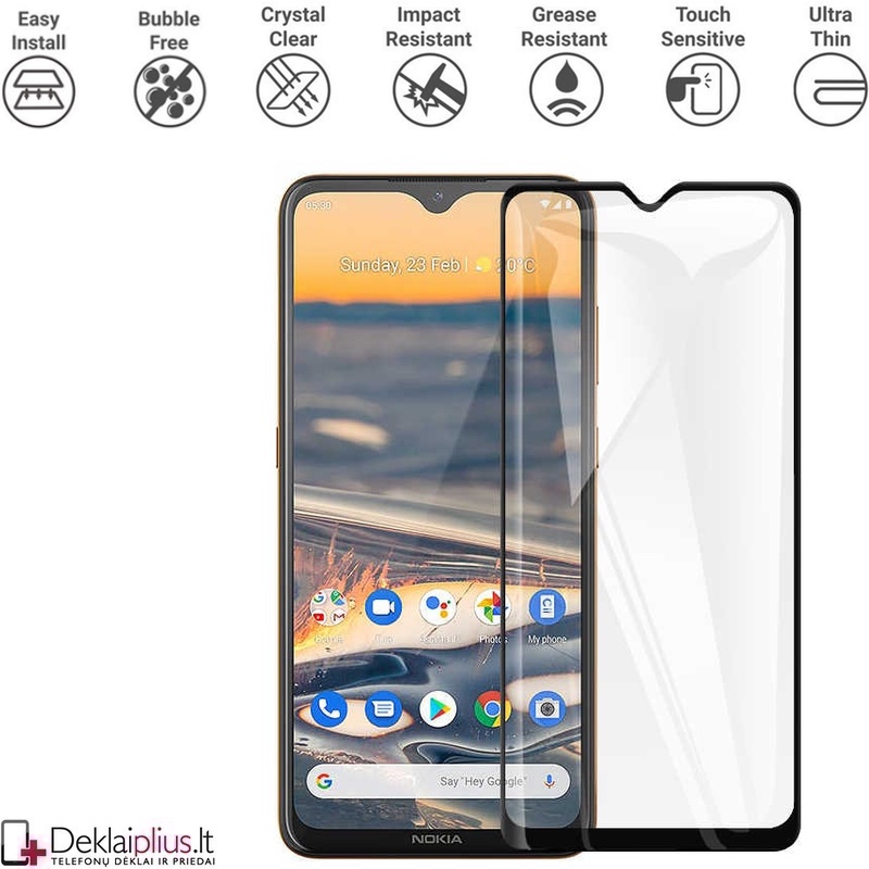 Apsauginis stikliukas per visą ekraną (Nokia 5.3) Apsauginis stikliukas per visą ekraną (Nokia 5.3)